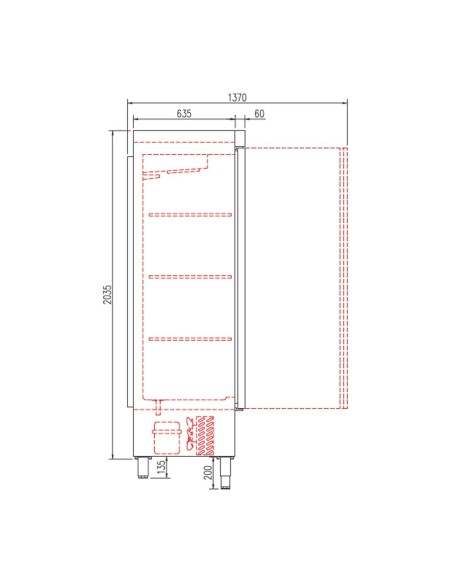 Armario Refrigerado Snack ACR-2003 Coreco | Hostelería Negocios