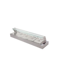 Vitrina Caliente Baño María BM-5 Eutron | Hostelería Negocios