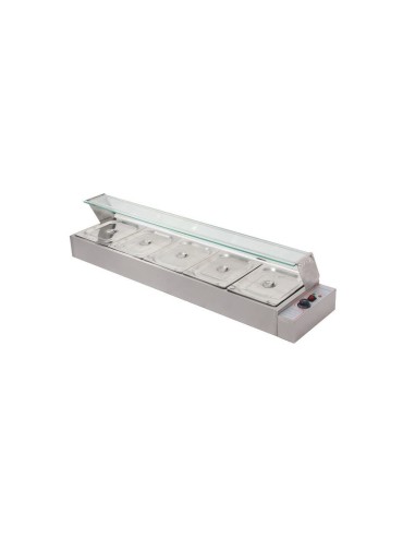 Vitrina Caliente Baño María BM-5 Eutron | Hostelería Negocios
