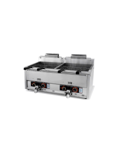 Freidora Gas Doble GF-15H-2 30L Eutron | Hostelería Negocios