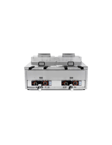 Freidora Gas Doble GF-15H-2 30L Eutron | Hostelería Negocios