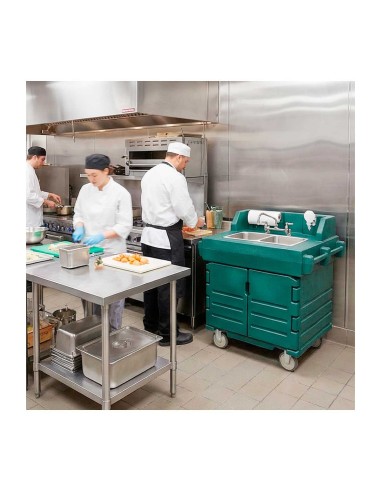Carrito Lavamanos CamKiosk Cambro | Hostelería Negocios