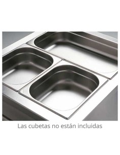 Mesa de Baño María Edenox BMSR | Hostelería Negocios 2