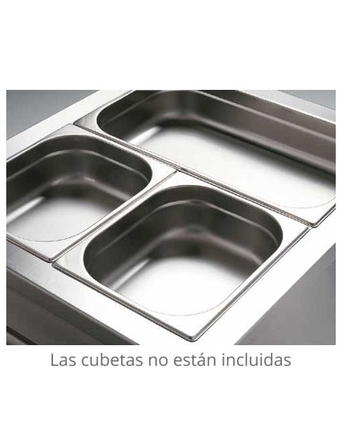 Mesa de Baño María Edenox BMSR | Hostelería Negocios