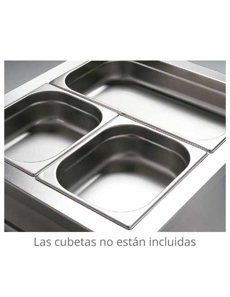 Mesa de Baño María Edenox BMSR | Hostelería Negocios