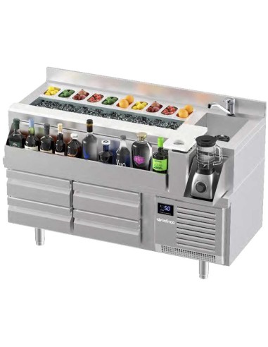 Mesa Refrigerada Cocktails Infrico BST 2000 R | Hostelería Negocios