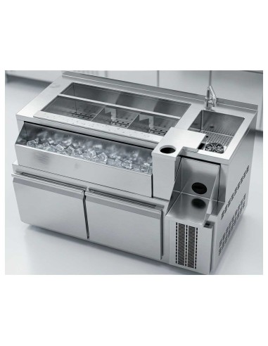 Mesa Fría Cócteles Eratos MCR-1600D| Hostelería Negocios