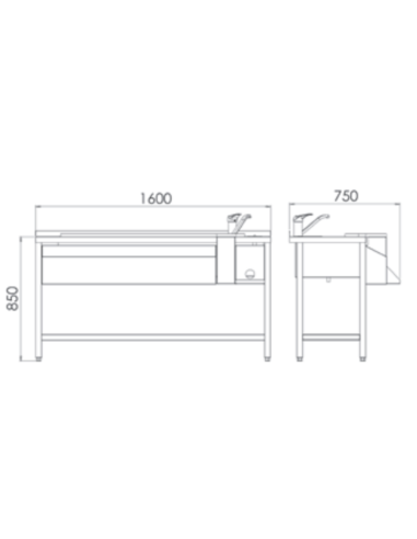 Mesa de Coctelería Distform FMC1916D | Hostelería Negocios