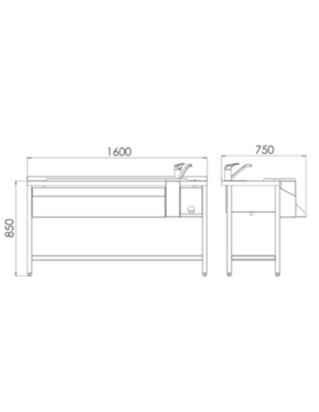 Mesa de Coctelería Distform FMC1916D | Hostelería Negocios