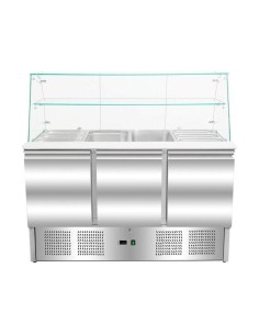 Mesa Refrigerada Ensaladas S903SQ 3 Puertas | Hostelería Negocios