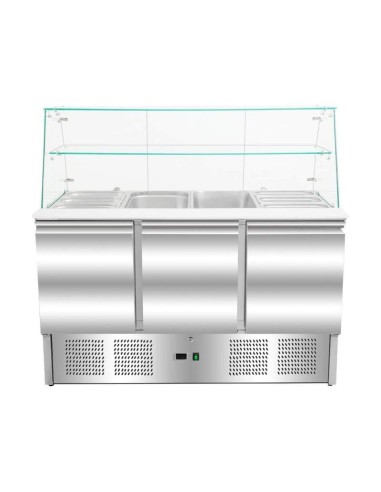 Mesa Refrigerada Ensaladas S903SQ 3 Puertas | Hostelería Negocios