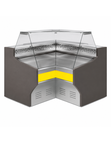 Vitrina Ángulo Refrigerada CVE-9-RN90 Coreco | Hostelería Negocios