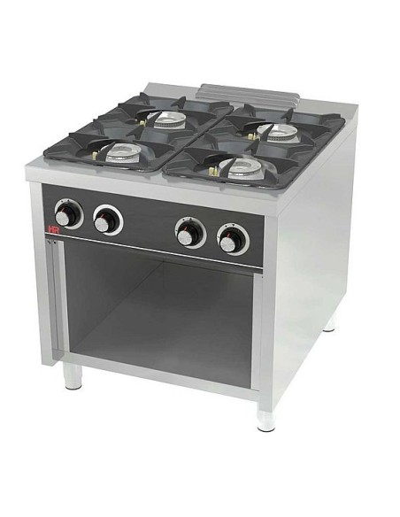Cocina Gas 4 Fuegos C4F900E Fainca HR | Hostelería Negocios