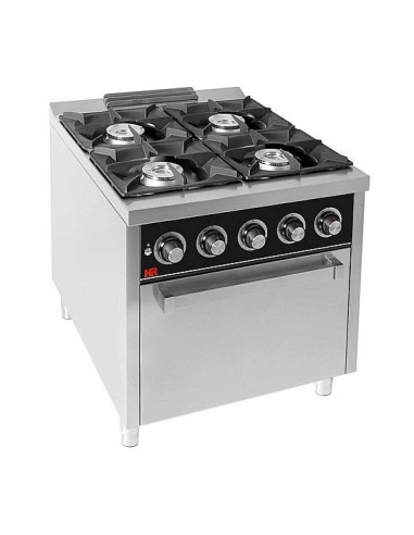Cocina Gas 4 Fuegos + Horno C4F900HE Fainca | Hostelería Negocios