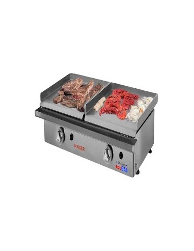 Plancha Gas 2 Placas EG8R44 Maiser | Hostelería Negocios