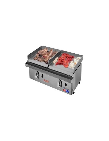 Plancha Gas 2 Placas EG8R44 Maiser | Hostelería Negocios
