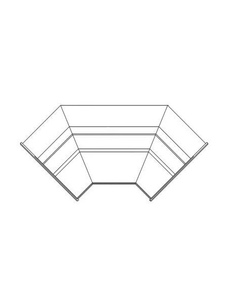 Vitrina Refrigerada Angular CVE-9-AN90-RR Coreco | Hostelería Negocios