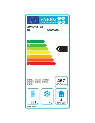 Armario Refrigerado 333 L  Blanco  AVEIRO COO350SD|Hosteleria negocios