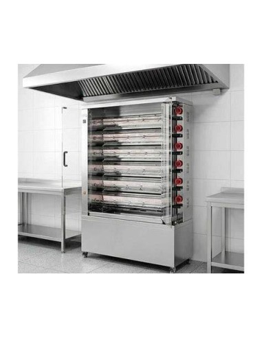 Asador de Pollos Eléctrico 6 Espadas 630 EKO-E Feca|Hosteleria negocios