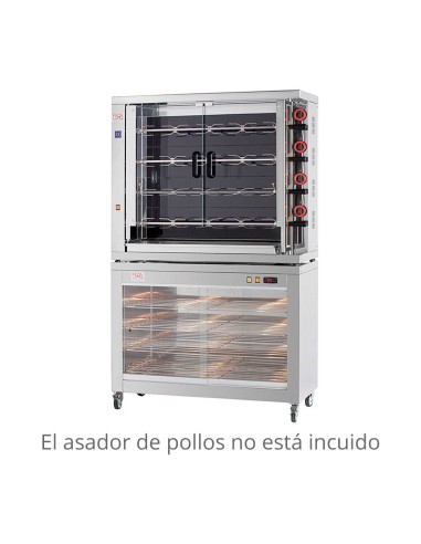 Vitrina Calefactora EKO Feca | Para Pollos