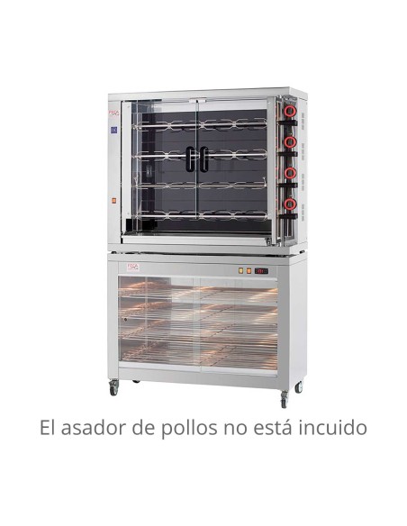 Vitrina Calefactora EKO Feca | Para Pollos
