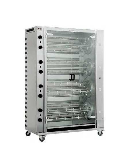 Asador de Pollos a Gas Multirotativo 16MR MCM|Hosteleria Negocios