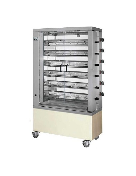 Asador Pollos Gas MCM Export 6 EG EXP | Hosteleria Negocios