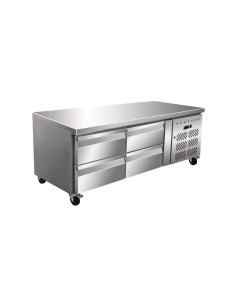 Mesa Refrigerada 4 Cajones Eutron U-GNH2140TN | Hosteleria Negocios