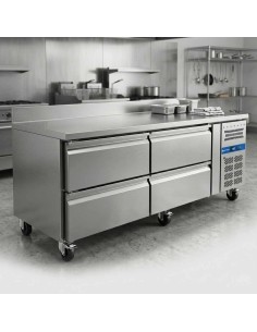 Mesa Refrigerada 4 Cajones Eutron U-GNH2140TN | Hosteleria Negocios 2