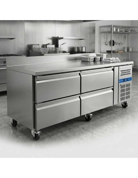 Mesa Refrigerada 4 Cajones Eutron U-GNH2140TN | Hosteleria Negocios