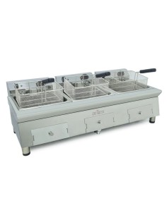Freidora Eléctrica 12+12+12 L Arilex 100FRE121212GTR | Hosteleria Negocios