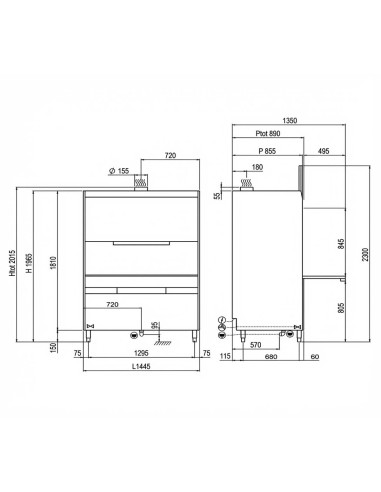 Lavaobjetos Krupps EL981E 60x67 cm | Hosteleria Negocios