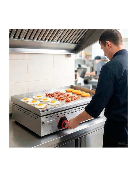 Plancha Gas Mainho ECO-75CD UNI Cromo 8,7 kW | Hosteleria Negocios