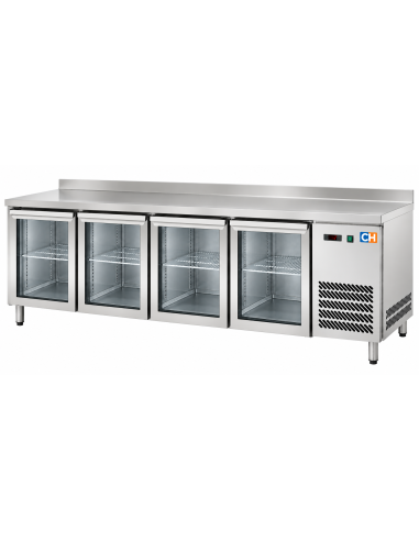 Mesa Snack Refrigerada 4 puertas Cristal  MRCH-250V|Hosteleria negocios