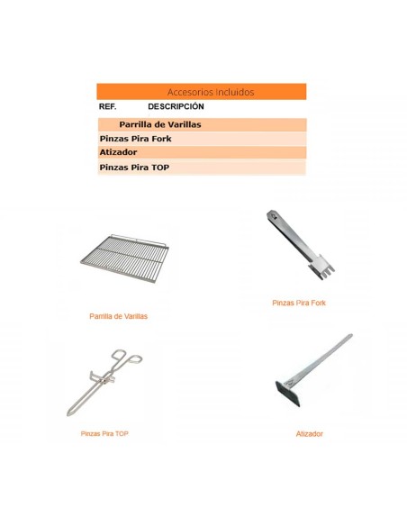 Horno de Brasa 80 Silver SD PIRA|HosteleriaNegocios