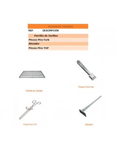 Horno de Brasa 90 Silver SD PIRA|HosteleriaNegocios