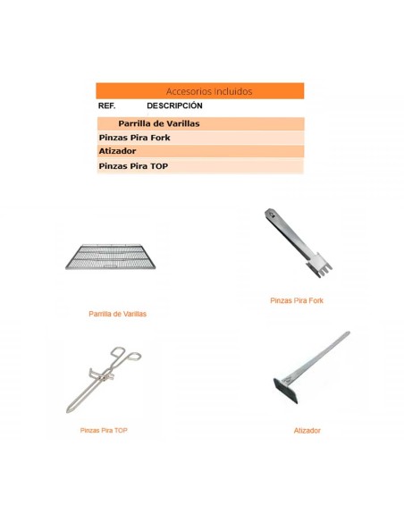 Horno de Brasa 90 Silver SD PIRA|HosteleriaNegocios