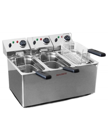 Freidora Triple Cuba 3x4 Litros F6/4x3 Maiser | Hosteleria Negocios