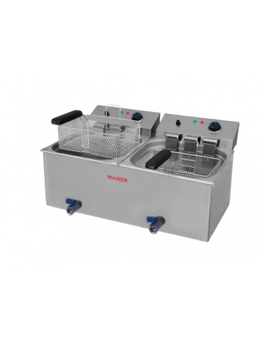 Freidora Doble 10+10 Litros F12/10GX2eco Maiser | Hosteleria Negocios