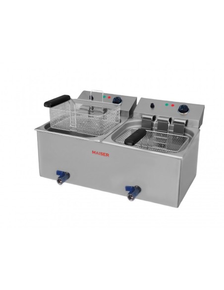 Freidora Doble 10+10 Litros F12/10GX2eco Maiser | Hosteleria Negocios