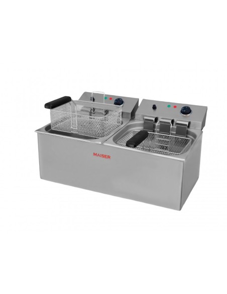 Freidora Eléctrica 10+10 Litros 6 Cestas F12/106x2 Maiser | Hosteleria Negocios