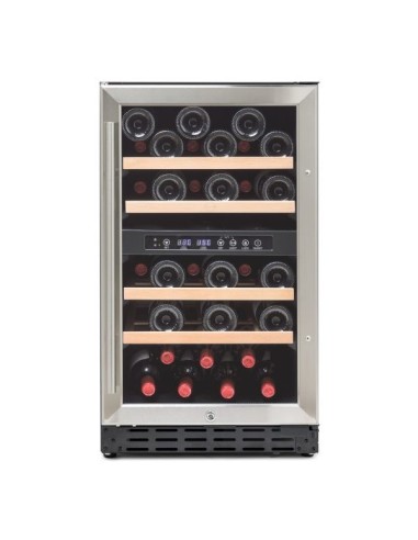 Vinoteca 40 Botellas Multitemperatura 40 GC 2T Inox | Hosteleria Negocios