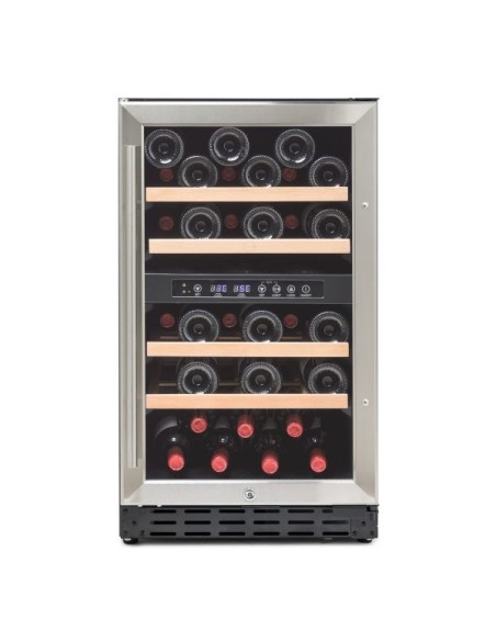 Vinoteca 40 Botellas Multitemperatura 40 GC 2T Inox | Hosteleria Negocios