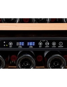 Vinoteca 40 Botellas Multitemperatura 40 GC 2T Inox | Hosteleria Negocios 2