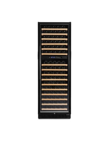 Vinoteca 168 Botellas Multitemperatura 168 GC 2T Black | Hosteleria Negocios