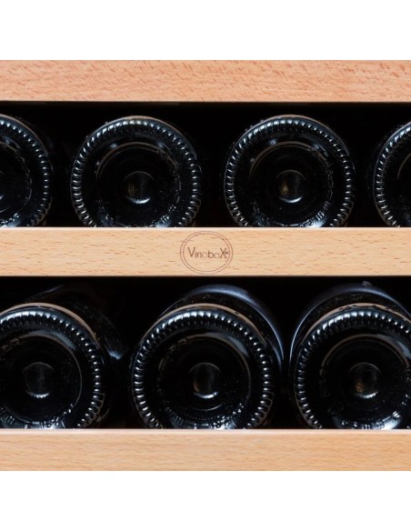 Vinoteca 168 Botellas Multitemperatura 168 GC 2T Black | Hosteleria Negocios