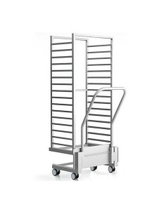 Carro Horno Extraíble Acero inox con 4 Ruedas ST FM