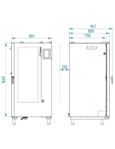 Horno de panaderia STB 616 V7 T Digital FM|Hosteleria Negocios