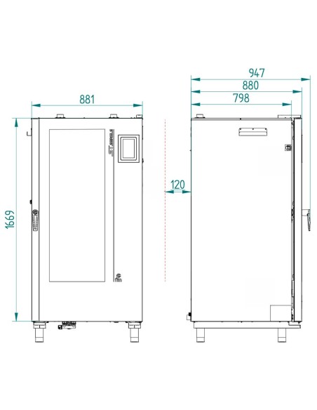 Horno de panaderia STB 616 V7 T Digital FM|Hosteleria Negocios