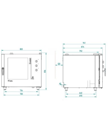 Horno de Panaderia STB 606 M FM|Hosteleria Negocios